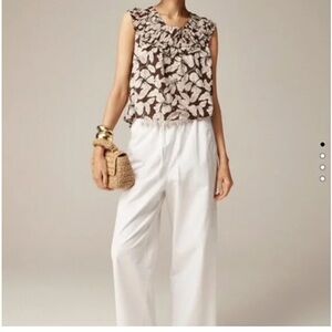 J crew Rosalie Top in floral NWOT